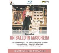 Verdi:Un Ballo In Maschera [Placido Domingo; Leo Nucci; Josephine Barstow; Florence Quivar; Sumi Jo; Kurt Rydl] [ARTHAUS] [Blu-ray]