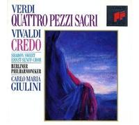 VERDI / VIVALDI / GI - 4 SACRED PIECES / CREDO - cd - G3z