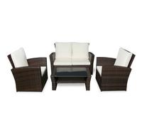 Verdora 4Pc Outdoor Sofa Set - Brown