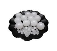 VerdureJ 1/10/50/100/200/500pcs White Solid PP Ball Bead Dia 2mm 3mm 3.175mm 7mm 9.525mm-50mm Plastic Polypropylene Smooth Ball(500Pcs,12mm)