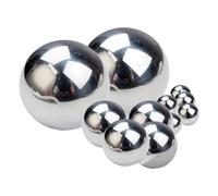 VerdureJ 10-500Pcs Standard Carbon Steel Balls 1/1.5/2/2.5/3/3.175/3.5/4~20mm Solid Smooth Bearing Ball Spherical Bead(100Pcs,1.5mm)