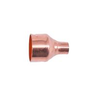 VerdureJ 42mm to 12.7/15/16/19/22/25.4/28.6/32/38mm Copper Reducer End Feed Straight Reducing Cupling Plumbing Fitting Weld Scoket(42mm to 12.7mm)