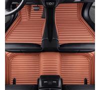 VERED Full Coverage Car Leather Floor Mats for LEXUS RZ 2023 2024 2025 (RHD), Front Rear Carpet Waterproof Dustproof Protection Interior Accessory,D-Brown