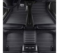 VERED Full Coverage Car Leather Floor Mats for Polestar 4 2023 2024 2025 (RHD), Front Rear Carpet Waterproof Dustproof Protection Interior Accessory,A-Black