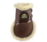 Veredus made with Kevlar Gel Vento STS Fur Lined Rear Fetlock Boots Black/Brown