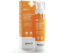 Verem The Derma Co 1% Hyaluronic Sunscreen Aqua Ultra Light Gel with SPF 50 PA++++ for Broad Spectrum, UV A, UV B & Blue Light Protection - 50g(dermaco)