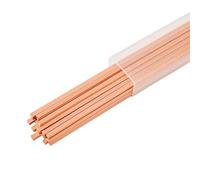 Veri Beond 12 Sticks Brazing Rods AWS BCup-5 15% Silver Solder Phos Copper Brazing Alloys Flat Welding Rods Industry 0.050"x1/8"x10" for Air Conditioning Refrigerator Cold Storage HVAC Units (12)