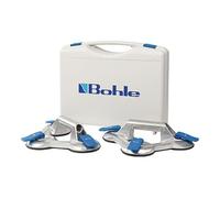 Veribor Suction Lifter Set 100 kg Head Diameter 120 mm 3 Heads Aluminium 2 Pcs/Set