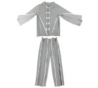 VERIDIANFLOW Bedridden Patient Clothing for Women, Post Shoulder Surgery Shirts Tear Away Pants Patient Pajamas Hospital Gown(Grey,M)