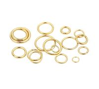 VERIDIANFLOW Jump Rings 100pcs Stainless Steel Split Rings Jump for Necklace Bracelet Jewelry Making Supplies Finding(1x6mm)