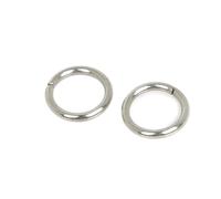 VERIDIANFLOW Jump Rings 200pcs/lot 4/5/6/7/8/9/10mm Stainless Steel Single Loops Open Jump Rings & Split Ring for DIY Jewelry Making Findings(0.8x7mm)