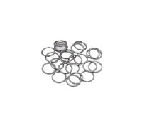 VERIDIANFLOW Jump Rings 30-200Pcs 3-25mm Stainless Steel Split Ring Open Single Loops Jump Rings Connectors for DIY Jewelry Making Findings Accessories(0.8 x 7mm 200pcs)