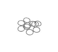VERIDIANFLOW Jump Rings 30-200Pcs 3-25mm Stainless Steel Split Ring Open Single Loops Jump Rings Connectors for DIY Jewelry Making Findings Accessories(1.0 x 10mm 200pcs)