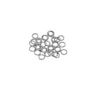 VERIDIANFLOW Jump Rings 30-200Pcs 3-25mm Stainless Steel Split Ring Open Single Loops Jump Rings Connectors for DIY Jewelry Making Findings Accessories(0.7 x 6mm 200pcs)