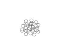 VERIDIANFLOW Jump Rings 30-200Pcs 3-25mm Stainless Steel Split Ring Open Single Loops Jump Rings Connectors for DIY Jewelry Making Findings Accessories(0.7 x 5mm 200pcs)