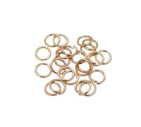 VERIDIANFLOW Jump Rings 50-200pcs/lot 3-20 mm Jump Rings Split Connectors for DIY Jewelry Finding Making Accessories(Color 5,10mm x 200Pcs)