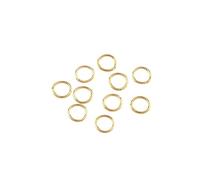 VERIDIANFLOW Jump Rings 50-200pcs/lot Stainless Steel Open Jump Rings 4 5 6 8mm Split Connectors DIY Necklace Jewelry Making Findings Accessories(0.5x3.0mm 100pcs)
