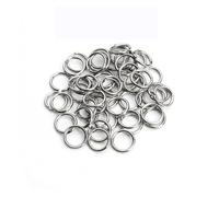 VERIDIANFLOW Jump Rings Stainless Steel Open Jump Ring Round Split Rings for DIY Jewelry Making Findings(1x8mm 200pcs)