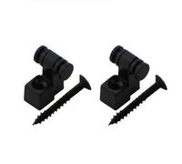 VERIDIANFLOW Locking Tuners 2PCS Electric Guitar Head Ball Compression Buckle Folk Accessories Silver Black Lock Roller Guide Chord(Black)