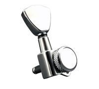 VERIDIANFLOW Locking Tuners M6 Type Guitar Chrome Locking Deluxe Machine Head Tuners Tuning Pegs for well 3 Right Left