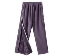 VERIDIANFLOW Post-Op Tear Away Clothes Side Snap Shirts Patient Nursing Trousers Thickened Dementia Clothing Adaptive Pajama(B Pants,XL)