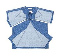 VERIDIANFLOW Post Shoulder Surgery Recovery Shirts Short Sleeves, Tear Away Shorts with Two-Way Zipper, Bedridden Patient Clothing(D Top,XL)