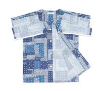 VERIDIANFLOW Post Shoulder Surgery Recovery Shirts Short Sleeves, Tear Away Shorts with Two-Way Zipper, Bedridden Patient Clothing(F Top,XXL)