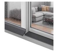 VERIDIANFLOW Waterproof Window Weather Bar, Self-Adhesive Rubber Window Rain Guard 2-Pack for Sliding Casement Windows Multiple Sizes(5m(16.4ft))