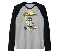 Verified Lab Rat - Funny Science Raglan Baseball Tee