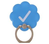 Verified Tick Blue Phone Ring Holder Grip Finger 360 Mount Stand Mobile Universal Loop for All Smartphones