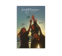 verimp Boygenius Poster Music Rock Band Signed Cover Poster Decorative Painting Canvas Wall Posters And Art Picture Print Modern Family Bedroom Decor Posters 12x18inch(30x45cm)