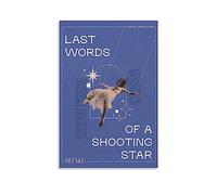 VerimP Mitski Poster Last Words Of A Shooting Star Vintage Decorative Canvas Wall Art Picture Print Modern Family Bedroom Decor 12x18inch(30x45cm)