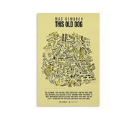verimp This Old Dog Music Mac Poster Demarco Poster Decorative Painting Canvas Wall Posters And Art Picture Print Modern Family Bedroom Decor Posters 12x18inch(30x45cm)