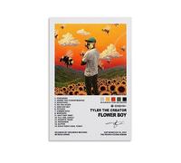 verimp Tyler Poster The Creator Flower Boy Music Album Cover Canvas Art Painting Decor Wall Posters Bedroom Gym Decorative Gift 12x18inch(30x45cm)
