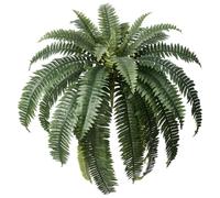 VeriNatural 48in Artificial Boston Fern Plant - 1 PCS Large UV Resistant Faux Greenery Shrubs Bush with 33 Fronds Flexible Stems - Fake Fern Plants for Indoor Outdoor Home Garden Decorations,VN141