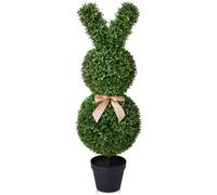 VeriNatural Artificial Bunny Tree 90cm - Tall Artificial Plants Indoor, Fake Faux Plants for Indoors Outdoor - Rabbit Topiary Decoration for Home, Porch, Garden, and Easter Families, VN243 1Pcs