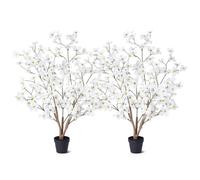 VeriNatural Artificial Dogwood 90 cm, 2 Pack