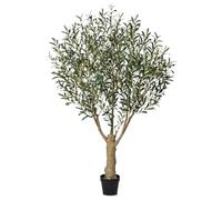VeriNatural Artificial Olive Tree 180cm Large Fake Plant-Faux Plants for Indoor&Outdoor Decor, UV Resistant Artificial Plant with 2055 Leaves&95 Fruits-Perfect for Home, Office, Balcony,VN160