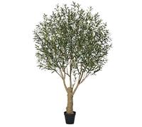 VeriNatural Artificial Olive Tree 240cm Large Fake Plant-Faux Plants for Indoor&Outdoor Decor, UV Resistant Artificial Plant with 4077 Leaves&182 Fruits-Perfect for Home, Office, Balcony,VN160