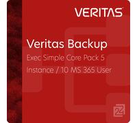 Veritas Backup Exec Simple Core Pack 5 Instance / 10 MS 365 User 1 Year