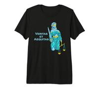 Veritas et Aequitas - Goddess Lady Justice Premium T-Shirt