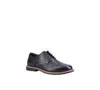'Verity Brogue' Leather Shoes Hush Puppies Black Infant 4
