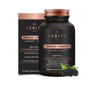 VERITY LABS Immuno Armour Powerful Immunity Boost Complex | High Strength Immunity Support Supplement | Natural Ingredients, Vitamin C, Vitamin D, Zinc, Elderberry, Probiotics, NAC