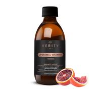 VERITY LABS Liposomal Vitamin C for Adults & Children | High Strength Immunity Support Liposomal VIT C Supplement Liquid 1000mg | Maximum Absorption, Blood Orange Flavour, Vegan