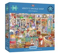 Verity's Vintage Shop | 1000 Piece Jigsaw | Sustainable Premium Puzzle for Adults | 100% Recycled Board | Great Gift | Gibsons Games