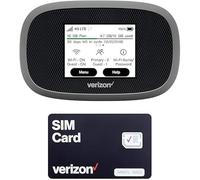 Verizon Wireless Jetpack Inseego MiFi 8800L | Free VPN Mobile Hotspot for Travel | 4G Mobile Portable WiFi | Unlocked Globally | Near 5G Speed up to 1200 Mbps | EVDO-LINK Bundle - Verizon Sim Card