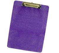 verkelly Purple Clipboard Glitter Acrylic, Glitter Clipboards with Low Profile Clip, Cute Clipboard 8.5 x 11 Inch Letter Size for Office School Supplies