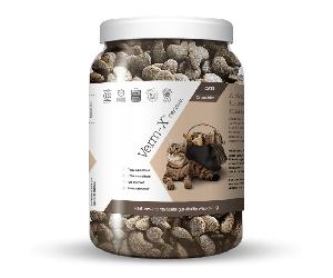 Verm-X Cat Crunchies Treats - 1kg Tub