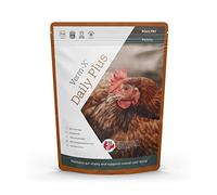 Daily Plus 100% Natural Pellets for Poultry. With Dandelion and Astragalus. Supports Intestinal Hygiene, Liver and Kidney Function and Immune System.