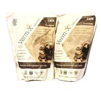 Verm-X Herbal Cat Treats 2 X 120g (PACKETS ARE DIRTY)